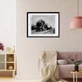 thumbnail image 3 of Historic Framed Print, U.S. locomotive assembled in Fr., 17-7/8" x 21-7/8", 3 of 9