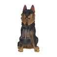 thumbnail image 4 of Estatuilla De Resina Linterna Colgante Lámpara De Patio Luces Solares Jardín Perros Estatua 19.5x15.5x31cm Perro Alemán Sunnimix Estatua al aire libre, 4 of 8