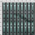 thumbnail image 3 of oneOone Polyester Lycra Dusty Teal Green Fabric Stripe & Ikat Ethnic Diy Clothing Quilting Fabric Print Fabric By Yard 56 Inch Wide, 3 of 4