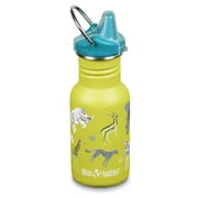 Klean Kanteen Classic Narrow Kid's Sippy Bottle - Portable Stainless Steel Sippy Cup - 12 Oz, Safari