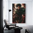 thumbnail image 3 of Attack On Titan Wall Hanging Painting Wall Art Canvas Paintings Posters Home Decorations 16x24inch(40x60cm), 3 of 8