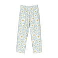 thumbnail image 4 of Xecao Daisies Flowers Men's Straight Lounge Pajama Pants: The Ultimate in Comfortable Sleepwear, 4 of 9