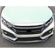 Ikon Motorsports Front Bumper Cover Fits 16-21 Honda Civic Type-R Unpainted Black PP