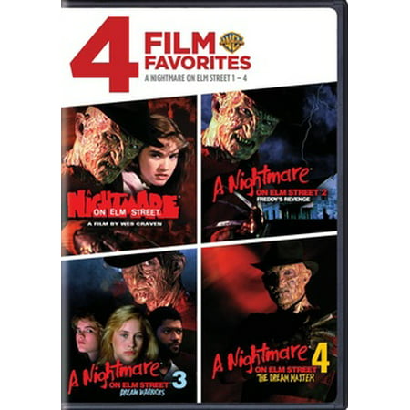 4 Film Favorites: A Nightmare On Elm Street 1-4 (DVD)