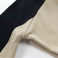thumbnail image 6 of Male Autumn And Winter Thickened Lapel Sweatshirt Jacket Casual Trendy Color Blocked Half Cardigan Long Sleeved Shirt Sweatshirt Jacket, 6 of 7