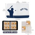 thumbnail image 3 of Carpeta para tarjetas de béisbol KivolFun de 400 bolsillos, blanca, New York, 3 of 6