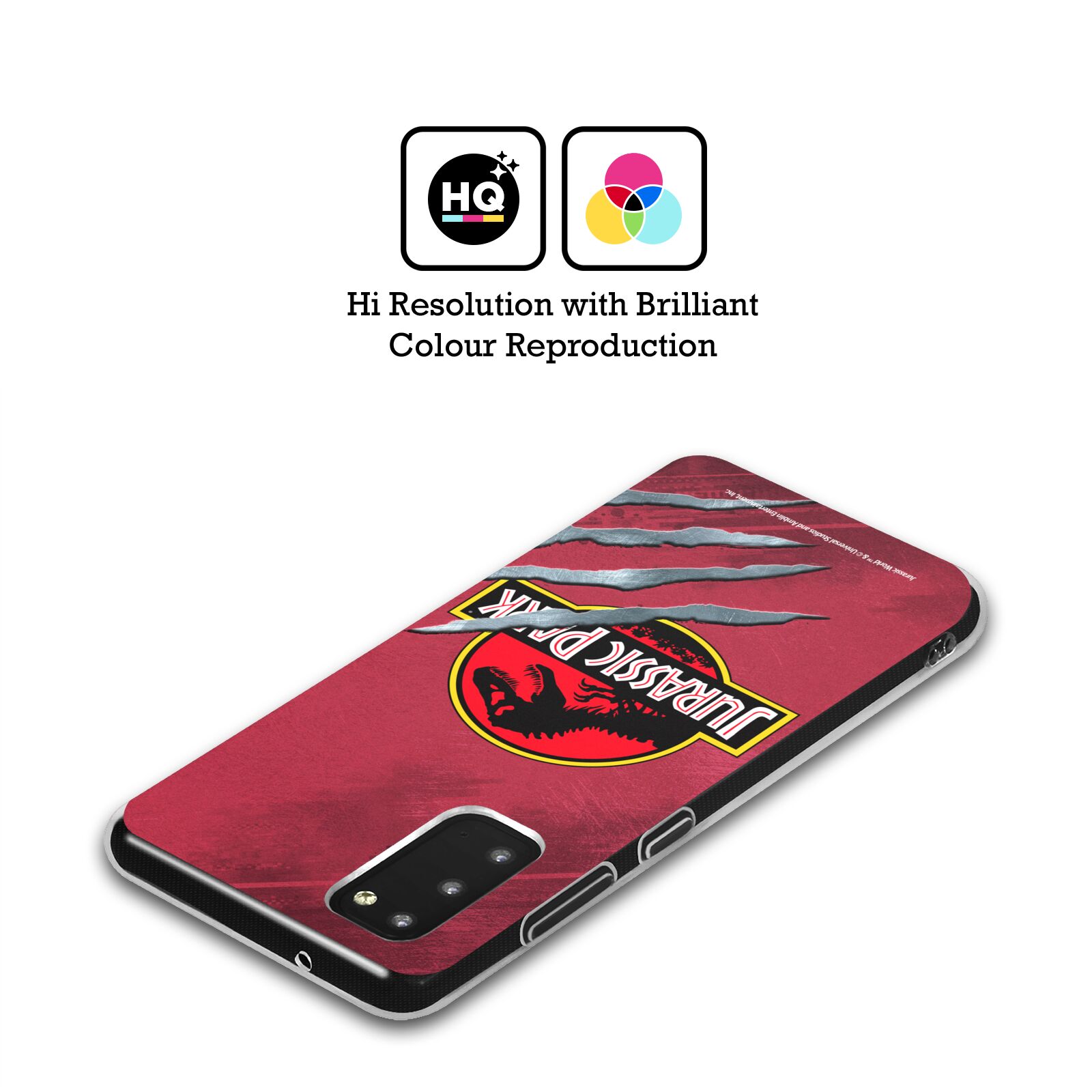 Head Case Designs Officially Licensed Jurassic Park Logo Red Claw Soft Gel Case Compatible with Samsung Galaxy S21 Ultra 5G - image 2 of 7