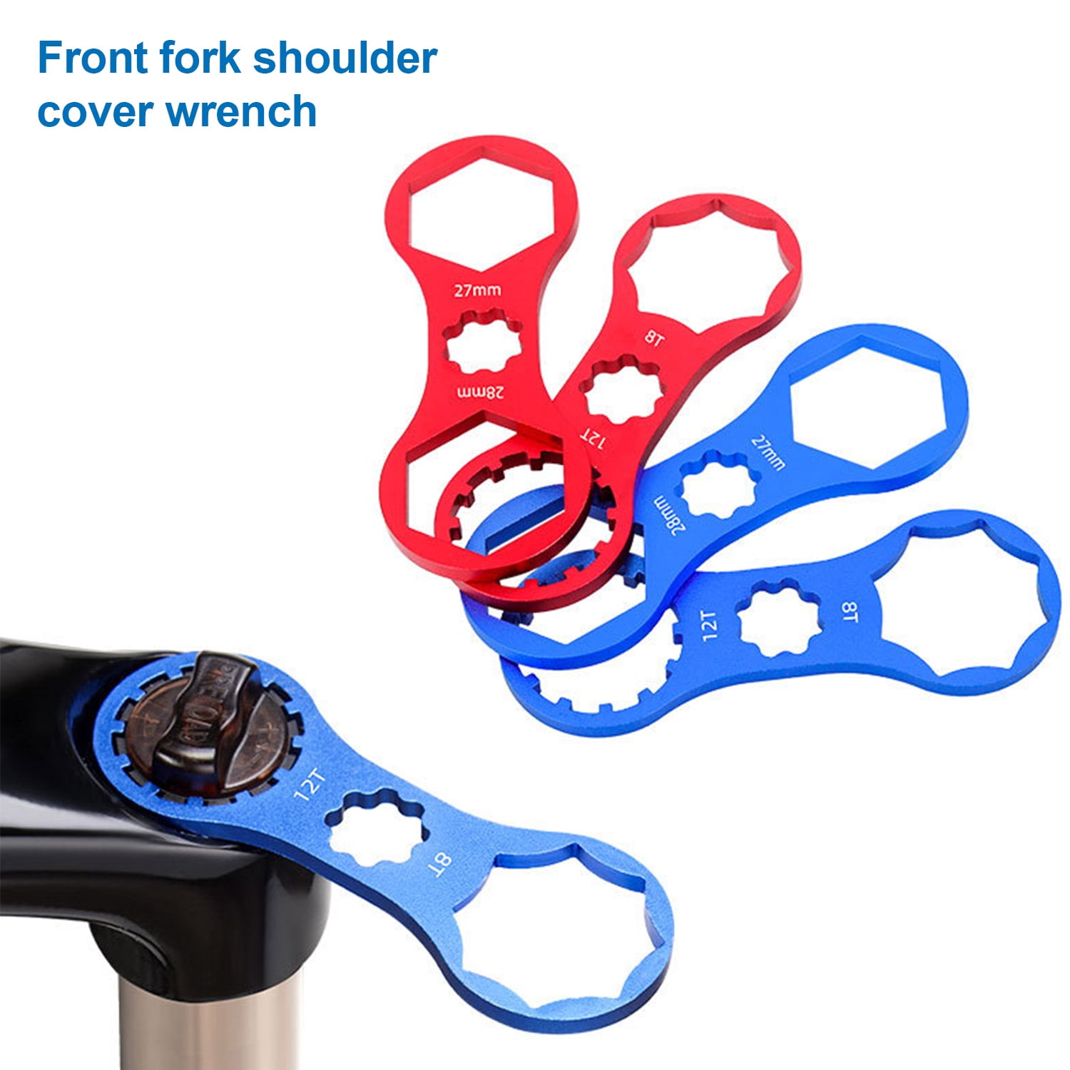 Bike Front Fork Wrench Aluminum Alloy Bicycle Suspension Oil Repairing Removal Spanner Intended for SUNTOUR XCM XCR XCT RST B Blue Walmart
