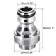 thumbnail image 2 of Adaptador rápido de conector de manguera de jardín de latón de rosca macho de 16mm 2pcs, 2 of 5