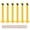 Pack of 6, variant on Heavy Duty Removable Steel Safety Bollard Posts – 30 x 4.5 Inch, High Visibility Yellow Current and Parking Barrier for Commercial Door Access and Driveway Protection,2-Piece Set