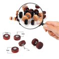 thumbnail image 3 of 1 pc Fashion Natural Wooden Ear Studs Earnings For Women Men Wood Round Dumbbell Piercing Punk Earrings Stud, 3 of 4