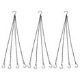 thumbnail image 2 of SPRING 3× Hanging Baskets Chains 4 Leads Hanging Chains 23.5\ Long Flower Pot Chain, 2 of 9