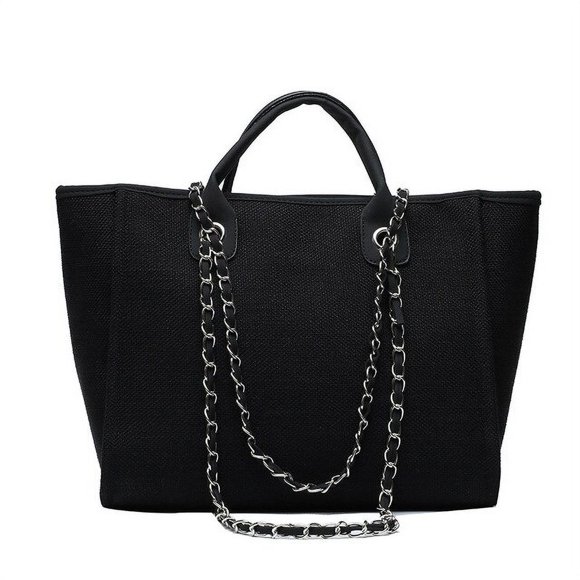 LHSHID New European and American Bucket Bag Womens Large Capacity Shoulder Bags Chain Casual Tote Bag Handbag Shopping bag bolsos