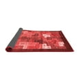 thumbnail image 2 of Ahgly Company Indoor Round Abstract Red Contemporary Area Rugs, 5' Round, 2 of 4