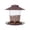 Coffee, variant on Outdoor Hanging Cover Type Automatic Bird Feeder, Waterproof Squirrel-Proof Wild Bird Feeder for Garden Yard Outside