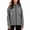 Gray, variant on Women's Soft Fleece Jacket Lightweight Full Zip Sweatshirts Coat Casual Winter Warm Sweaters with Pockets Wine,S