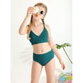 thumbnail image 6 of Uccdo 8-13T Girls Summer Swimsuits, Teenager Big Girls Solid Bikinis Bathing Suit, 2 Pieces, Size 8-13 Years, 6 of 8