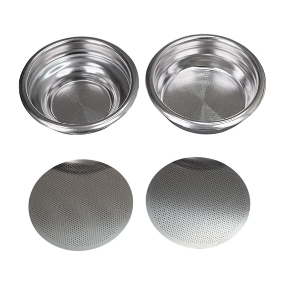 Multifuntional Stainless Steel 58mm Filter Basket Easy to Coffee Powder Cup Espresso Accessory for Coffee Maker