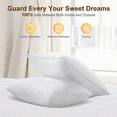 thumbnail image 5 of Bed Pillows Queen Size Set of 2, Hotel Quality Bed Pillows for Sleeping, Soft and Supportive Pillows for Side, Back Sleepers, Filling Alternative to Down Pillows, 5 of 7