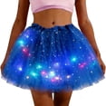 thumbnail image 2 of Cxenplz Women's Tutu Skirt Light Up Tutus Layered Tulle Ballet Skirt Sparkly Sequin Tutu Costume for Party Carnival, 2 of 7
