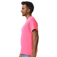 thumbnail image 4 of Gildan Ultra Cotton T-Shirt for Adult Men’s Short Sleeve Safety Pink Color Tee, Size 5XL, 4 of 5