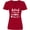 Red, variant on Inktastic Retired but Forever a Nurse at Heart Women's V-Neck T-Shirt