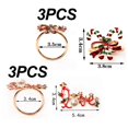 thumbnail image 2 of Christmas Tree Napkin Rings, Cute Mini Napkin Ring Compatible With Table Setting, Winter Serviette Buckles Holder Compatible With Thanksgiving, Christ, 2 of 5