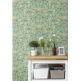 thumbnail image 6 of NextWall  Bird Toile Peel and Stick Wallpaper 20.5 in. W x 18 ft. L - Aquamarine, 6 of 8