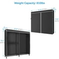 thumbnail image 4 of VIPEK V4C Garment Rack with Cover Heavy Duty Covered Clothes Rack, Black Metal Closet Rack with Black Cover, 4 of 10