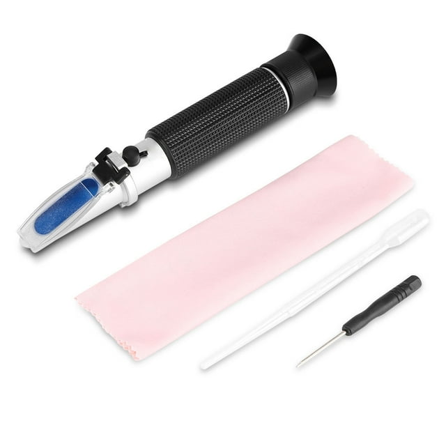 Alcohol Test Refractometer,Professional Handheld Alcohol 0-80% Liquor Tester Alcohol Test Meter User-Friendly Design