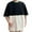 a-BK228070, variant on VNKIDY Mens T-Shirt Oversized Two Tone Short Sleeve Crewneck Tees Color Block Loose Fit Breathable Tops For Casual Daily Streetwear Fashionable Top