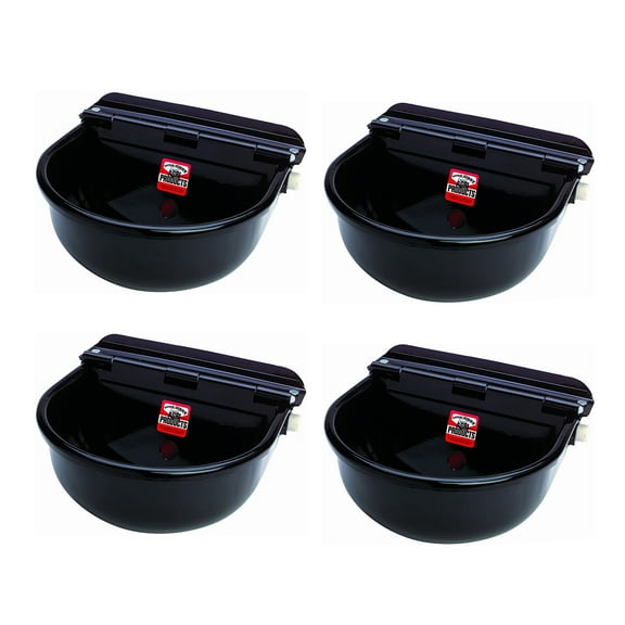 Little Giant Epoxy-Coated Steel All Purpose Automatic Stock Waterer, 4 Pack