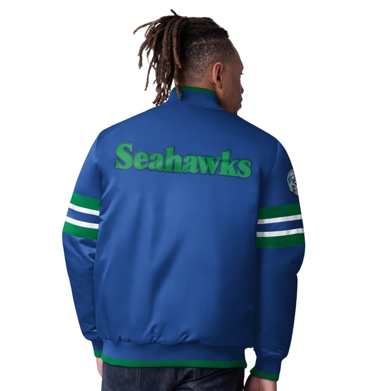Men's Starter Royal Seattle Seahawks Vintage Logo Scout I Full