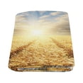 thumbnail image 2 of CADecor Field with Gold Barley and Road in Sunset Throw Blanket Bed Sofa Blanket 58x80 inches, 2 of 3