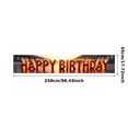 thumbnail image 3 of Neon Style Happy Birthday Banner with Racing Track Elements Party Decoration Backdrop for Birthday Party Celebrations Photography Props Decorations, 3 of 7