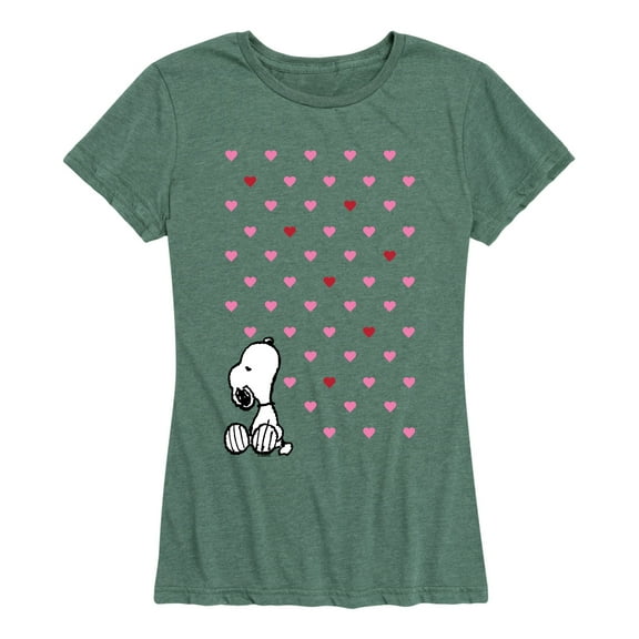 Peanuts - Snoopy Hearts - Women's Short Sleeve Graphic T-Shirt