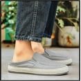 thumbnail image 5 of Men's Canvas Slip-on Espadrilles Loafers,Fashion Breathable Hand Stitching Linen Indoor Outdoor Non-Slip Comfortable Flat, Fisherman Casual Walking Sneakers Boat Shoes, 5 of 7