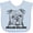 Blue, variant on Inktastic English Bulldog Sketch Portrait with Dog Breed Name Boys or Girls Baby Bib