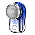 thumbnail image 2 of Mini recortadora de barba de precisión para hombres, máquina de afeitar de barba con pantalla digital inteligente azul degradado, 2 of 9
