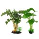 thumbnail image 1 of 2 plantas de acuario realistas: hojas de loto artificiales, decoración de peceras, plantas acuáticas verdes de plástico, accesorios para acuarios de reptiles., 1 of 8