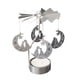 thumbnail image 1 of Candelero giratorio giratorio Banquete de boda Decoración del hogar de Navidad Candelabro de candelita de metal sidaley HA1736-04B, 1 of 5