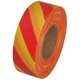 thumbnail image 4 of Tape Planet Red and Yellow Safety Striped Flagging Tape 1 3/16" x 31.200 ft Roll Non-Adhesive, 4 of 5