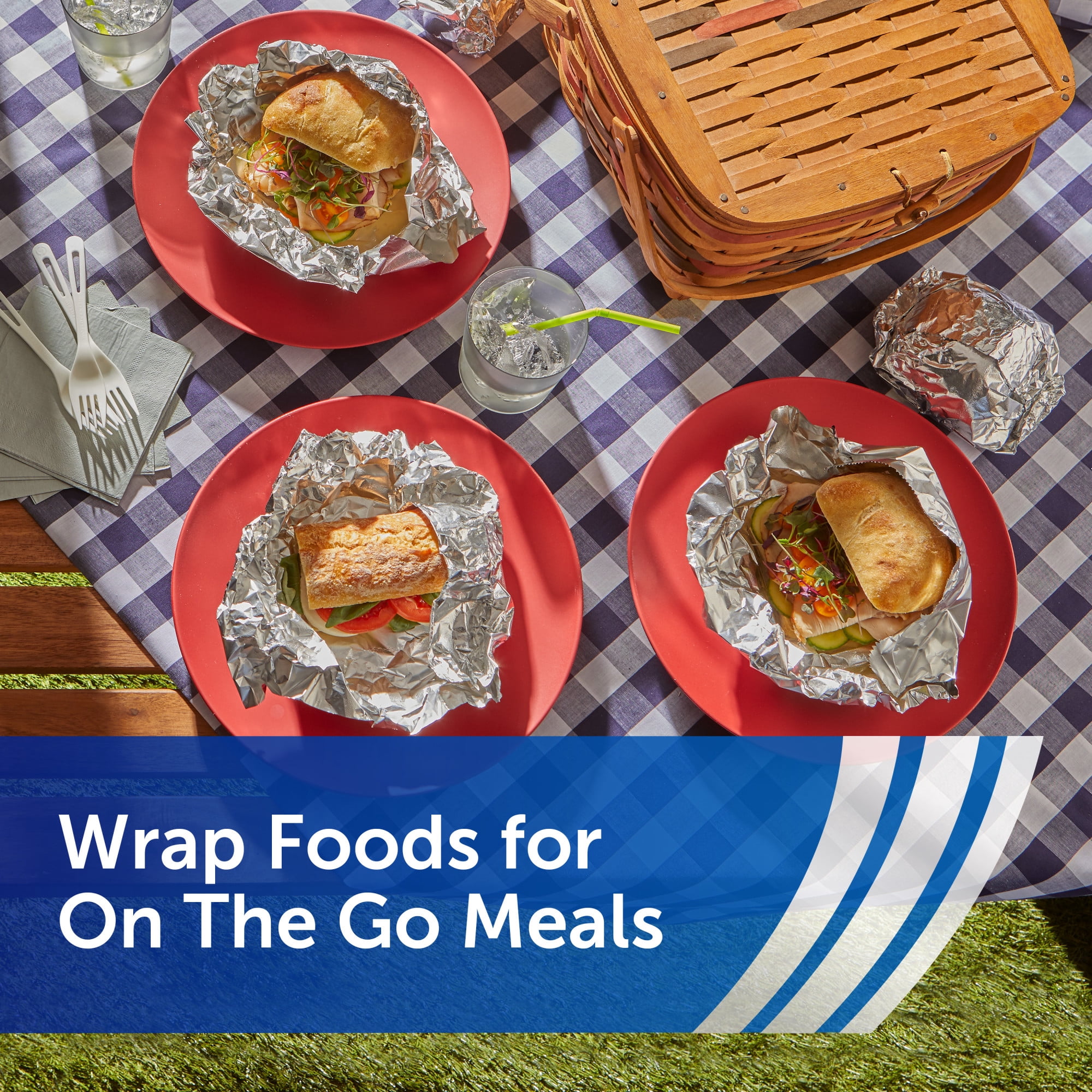 Reynolds Wrap Pre-Cut Pop-Up Aluminum Foil Sheets, 14 x 10.25 inches, 50 Sheets