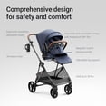 thumbnail image 5 of Mamazing Baby Stroller with Bassinet Air Lux Carbon Fiber Lightweight Compact Fold Reversible Seat for Infant Toddler, 5 of 10