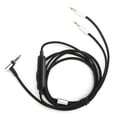 thumbnail image 1 of Cable de auriculares, cable de audio negro 1.2m/3.9 pasteles resistente a la corrosión de 3.5 mm A 2.5 mm Control de alambre para HD202 HD497 HD447 HD212 Pro EH250, 1 of 7