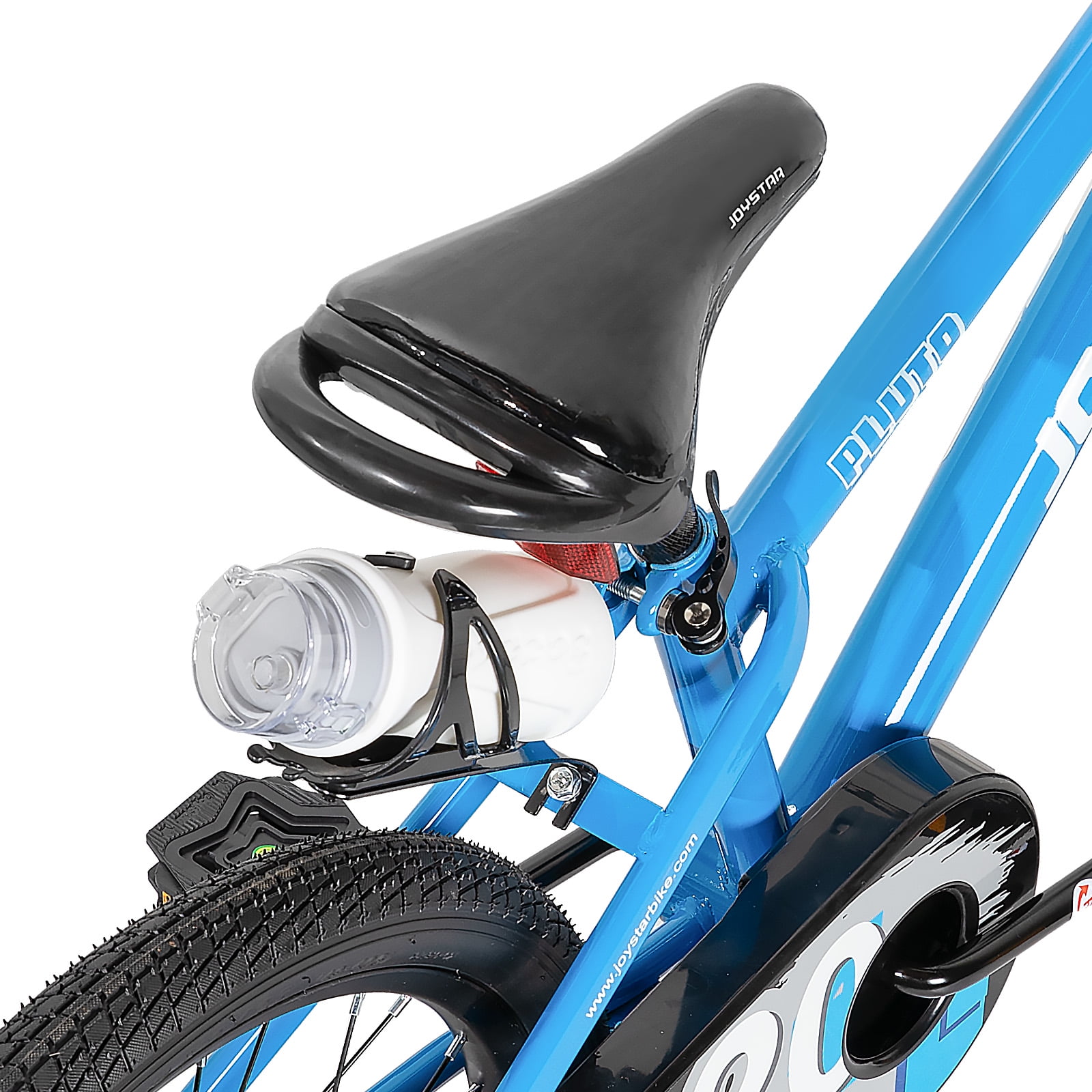 JOYSTAR Pluto Kids Bike with Training Wheels for 18 inch Bike, Blue