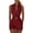 t67#Wine, variant on Axiiglly Rompers for Women Dressy Lapel Neck Tie Cinched Waist Short Jumpsuits with Pockets Fashion Party Formal Travel One Piece Overalls, S-3XL