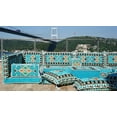 thumbnail image 5 of Turquoise Arabic Floor Pillows, Sleeper Sofa, Diwan Sofa, Turkish Sofa Seating, Sofa Bed, Arabic Majlis, Floor Seating Sofa, Floor Cushions, 5 of 5