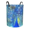 thumbnail image 2 of Bingfone Peacock Waterproof Foldable Laundry Hamper Bucket With Handles For Storage Bin,Clothes Hamper (Medium), 2 of 8