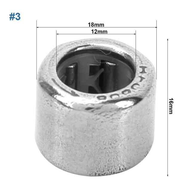 Rodamiento de rodillos de aguja rodamientos de rodillos de aguja de taza dibujados 10pcs rodamientos de 16 mm diámetro interior / exterior opcional ANGGREK Otros
